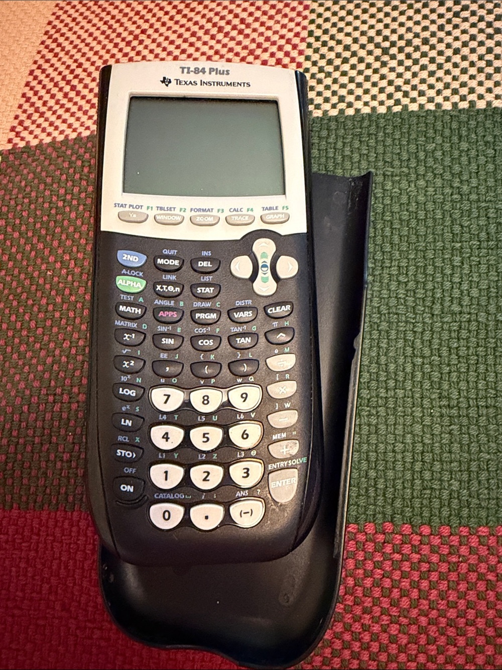 Texas Instruments TI-84 Plus Digital Graphing Calculator With Cover